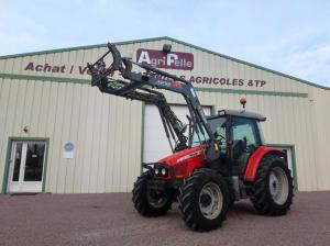 - Chargeur MX80 interface MX
- PDF 540/1000
- Chappe + 3ème point + barre oscillante 
- 2 distributeurs hydrauliques double effets
- Boite de vitesse semi-powershift dynashift
